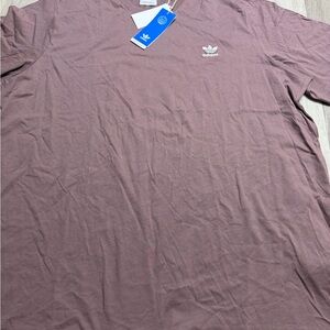 adidas Trefoil Short Sleeve T-Shirt — Mauve